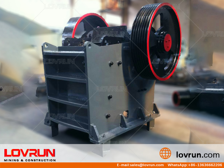 Jaw crusher later maintenance is simpler and faster
